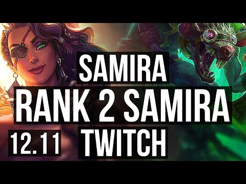 SAMIRA & Karma vs TWITCH & Renata Glasc (ADC) | Rank 2 Samira, 5/1/5 | EUW Challenger | 12.11