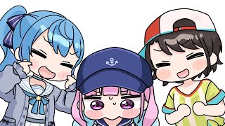 [手書] 阿夸X星街X486 二創