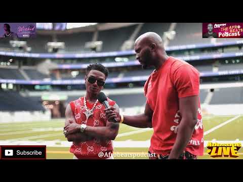 WIZKID Interview Live at the Tottenham stadium London July 29th | New Song & Album 