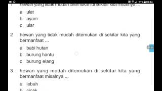 Download lagu Soal ulangan tematis ipa kelas 2 sd beserta jawaban mp3