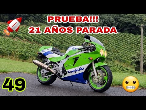 49💚 FIN!!!🚀 PRUEBA a tope en carretera después de 21 años!!! kawasaki ZXR 750 H1😍