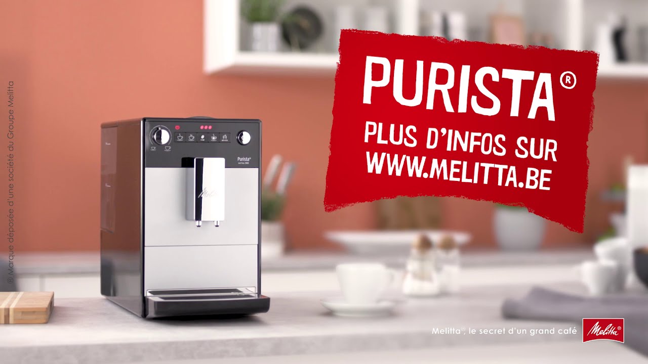 MELITTA PURISTA F230-002 BLACK - Espressomachine - Productvideo Vandenborre.be