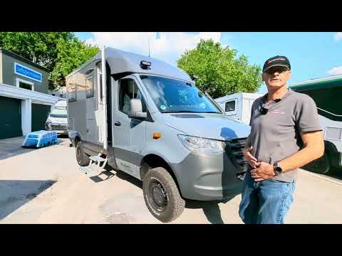 Holger, my first Woelke + "the smallest motorhome" at ML Concept + the motorhome master.