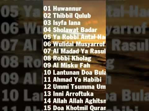 LAGU SHALAWAT TERPOPULER 2022 // LAGU SHALAWAT NABI PENENANG HATI DAN JIWA