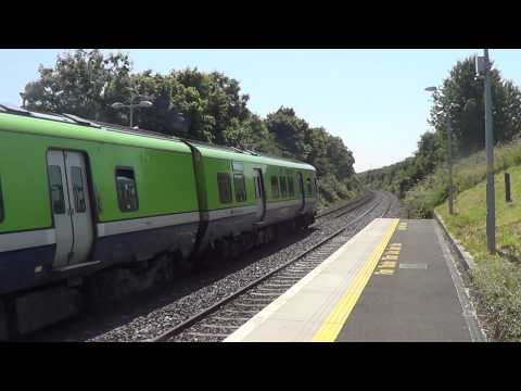 Irish Rail 29000 DMU 29020 departs Rush and Lusk