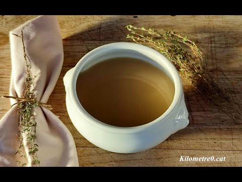 Receta casera de sopa de tomillo, la de la abuela! / Recetas de cocina