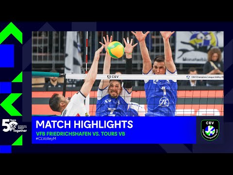 Highlights | VfB FRIEDRICHSHAFEN vs. TOURS VB | CEV Champions League Volley 2023
