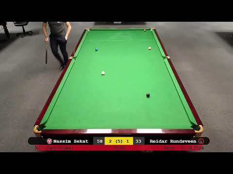 NC1 24/25: Semifinale. Nassim Sekat vs. Reidar Rundsveen