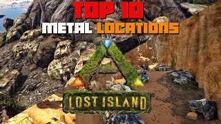 ARK: Lost Island | TOP 10 BEST Metal Spawn Locations!!