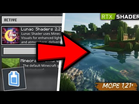 Best RTX Shaders For MCPE 1.21+ 🔥 | 100% Working BSL Shader!