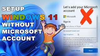 How to Setup Windows 11 Without Microsoft Account | Bypass Microsoft Account in Windows 11 | 2024