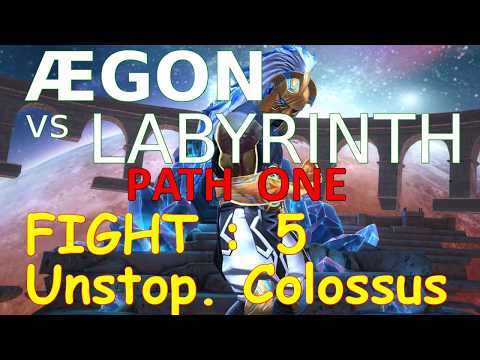 Aegon vs Unstoppable Colossus - Labyrinth path 1