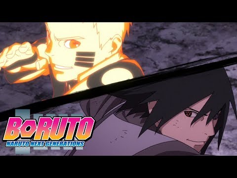 Naruto and Sasuke vs Momoshiki | Boruto: Naruto Next Generations