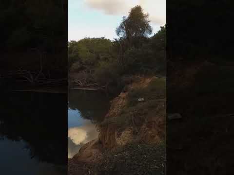 Rio Machado passando pela cidade de Poço Fundo em Minas Gerais, muito bonito