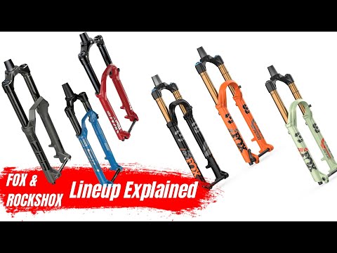 Overview of Fox's and Rockshox's MTB fork lineup | Made easy