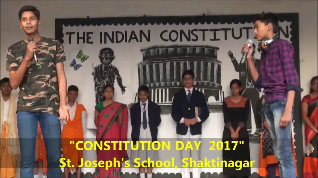 CONSTITUTION DAY 2017 @ St.Joseph's School, Shaktinagar