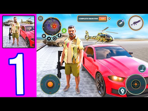 Real Miami Gangster Crime Simulator: Shooting Game - Gameplay Walkthrough Part 1 (iOS, Android)