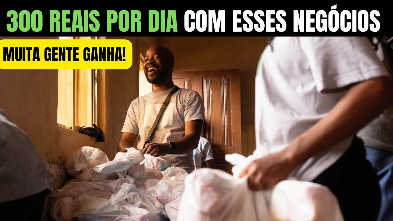 6 Pequenos Negócios para FATURAR 300 Reais POR DIA