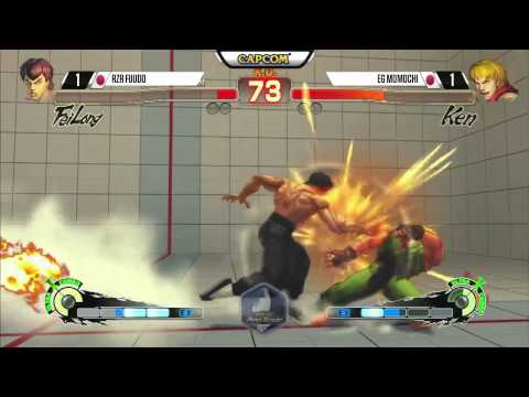 Fuudo (Fei-Long) vs Momochi (Ken) - Final Round 18 USF4 Losers Finals - 720p 60fps