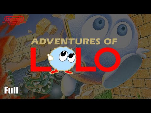 Let's Play Adventures of Lolo | Full | Nintendo Entertainment System - NR