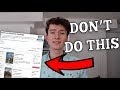 Top 3 DEADLY College Application Mistakes You're Probably Making (2019)