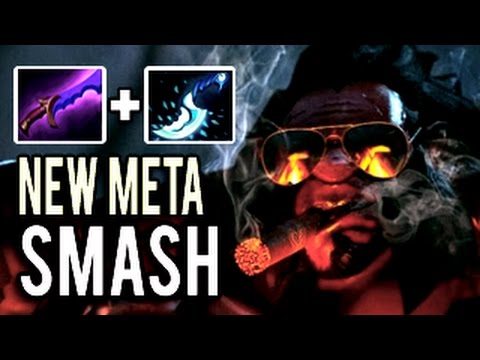 7.03 Tank Escaper META Axe with Shadow Blade and Blink Dagger EZ MMR by SmAsH Dota 2