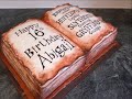 Harry Potter Birthday Book Cake & Chocolate Wands