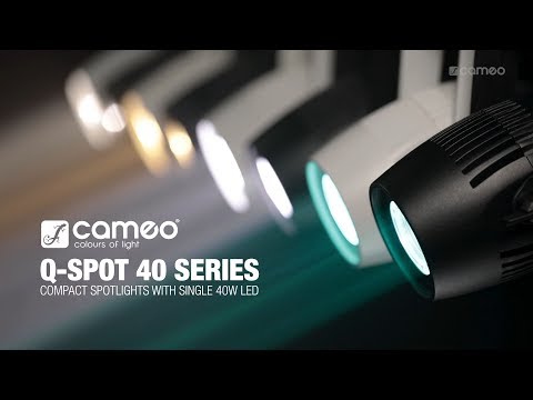 Cameo Q-Spot 40 RGBW - Riflettore Compatto 1 LED Quad Osram RGBW 40W