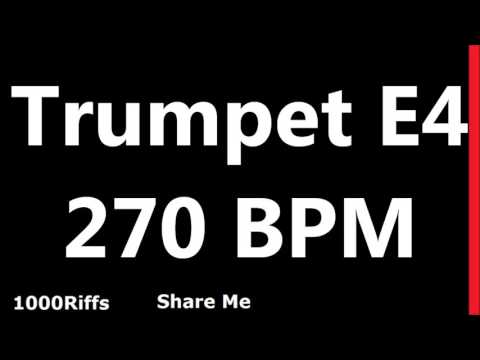 Trumpet Metronome E4 : 270 BPM : Beats Per Minute