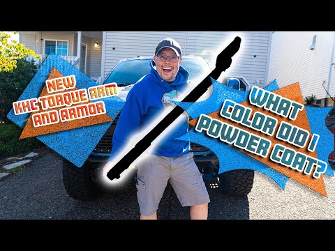 Fantastic Powder Coating on my Epic New KHC Torque Arm and Armor!
