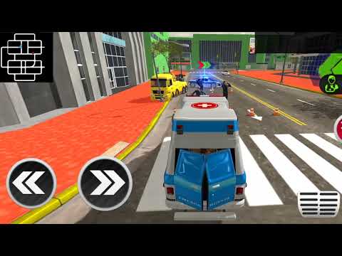911 Ambulance Driving Game.  police Ambulance Rescue Driving Game.