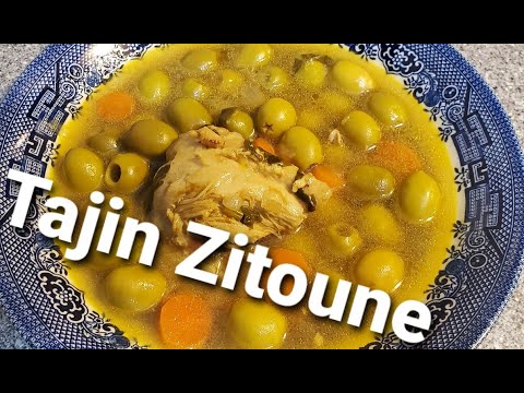 Algerian Chicken with olives- Tajine Zitoune. English Version