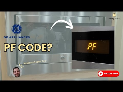GE Microwave PF Error Code? DON'T Call Repair! (Save $200+)