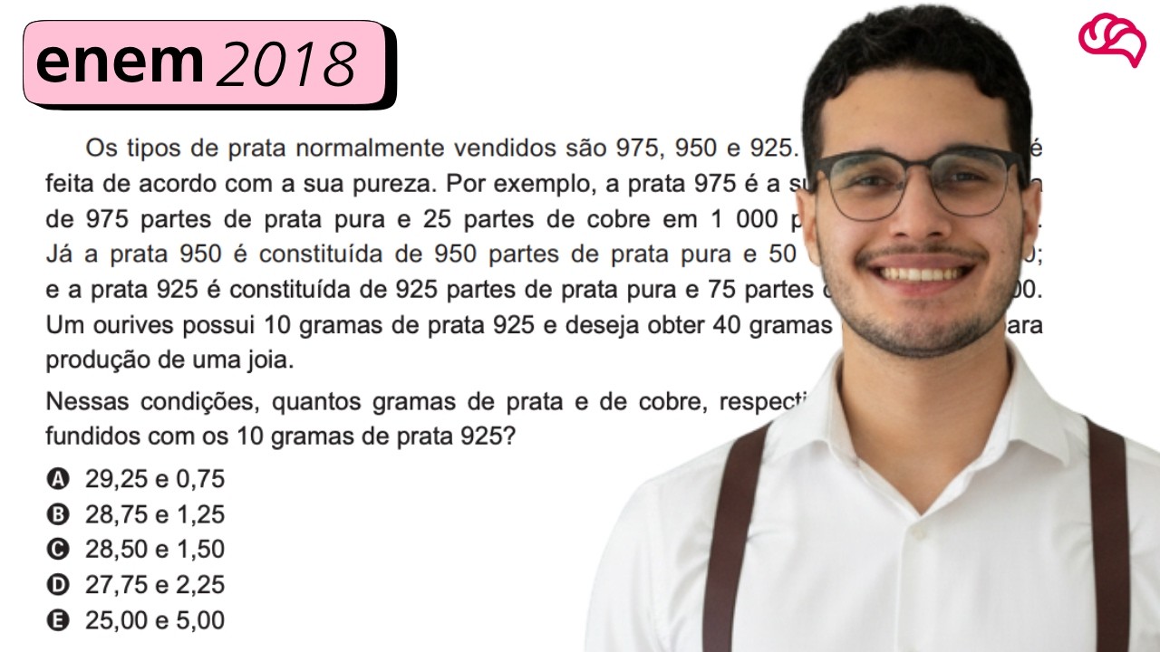 Resolução em Vídeo — Questão 143 ENEM 2018
