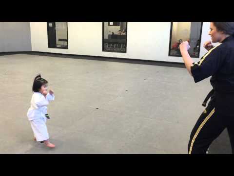 3 Year Old White Belt Reciting the Student Creed