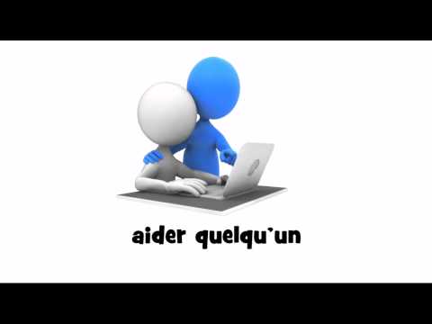 Learn French with a stickman #Verbs and expressions #A