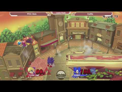 Smash 4: PCG | Xorn (Toon Link) V Craftis (Sonic) - PCG'S Farewell to Smash 4 SSB4