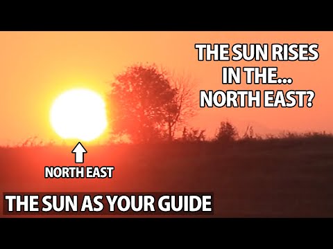 Find North with the Sun - Navigation without a Compass