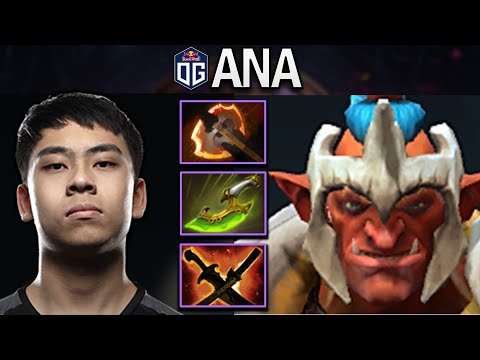 OG.ANA SMURF TROLL WARLORD WITH 25 KILLS - DOTA 2 7.28 GAMEPLAY