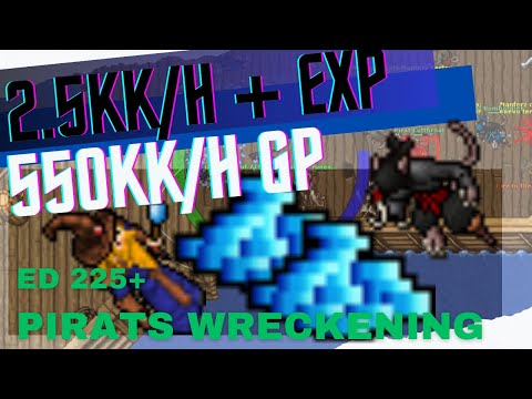 ED 225+ (292) Pirats wreckoning - 2.5KK/H 150% EXP and 500K PROFIT.  RAW: 1.7KK/H