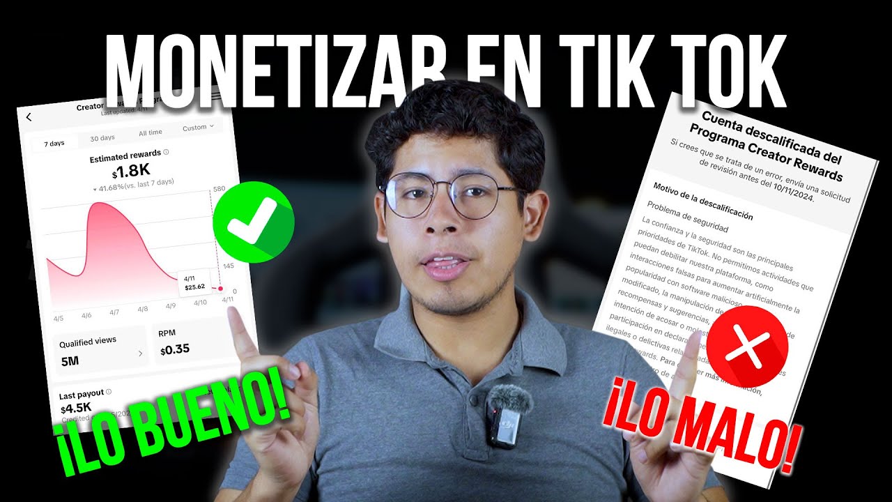 Monetizando en TIKTOK , Lo Bueno 🚀🔥 y lo Malo 💀