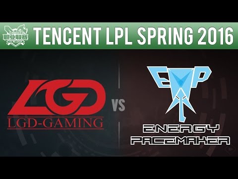 LGD vs EPA - League Of Legends S6 Tournament  LPL Spring 2016 Game 1