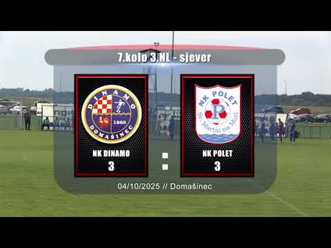 04/10/2025. 7.kolo 3.NL-Sjever, NK Dinamo Domašinec-NK Polet 3:3