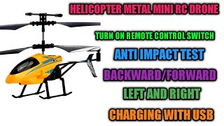 Helicopter metal mini rc drone | best rc helicopter | remote control helicopter