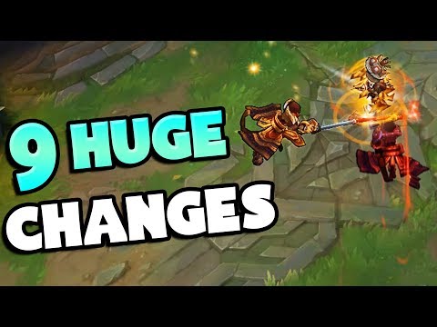 Top 9 HUGE Changes Coming to League of Legends...!!