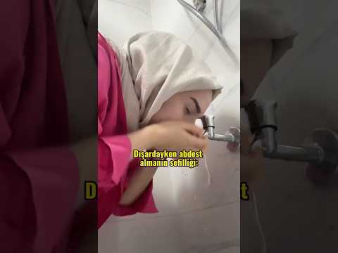 Üstün başın şımşırık olmadan tadı çıkmaz✨#abdest #namaz #mizah #komikvideolar