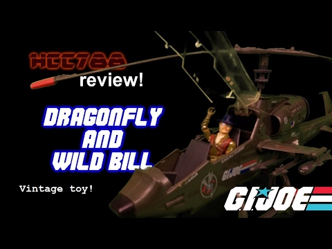 HCC788 - 1983 DRAGONFLY and WILD BILL - Vintage G.I. Joe toy review!