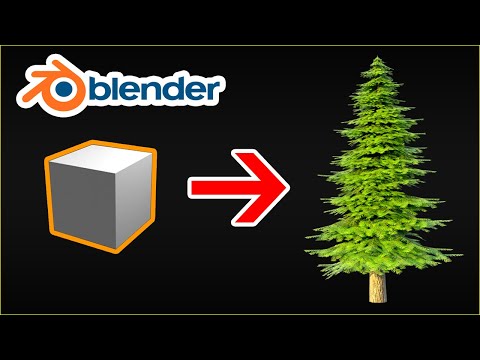 How to Create a Low Poly Tree in Blender (FAST !)