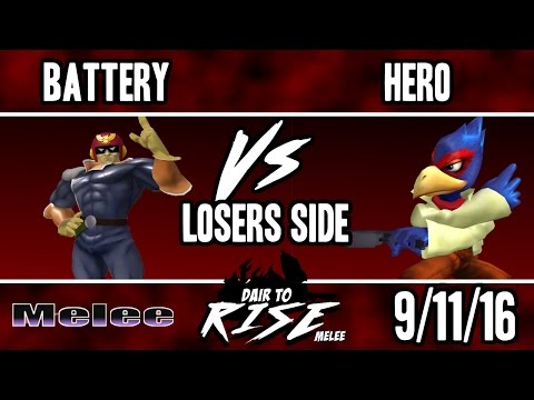 DtR 2 Melee Singles - Battery (Captain Falcon) vs BBM | Hero (Falco) - Losers Side