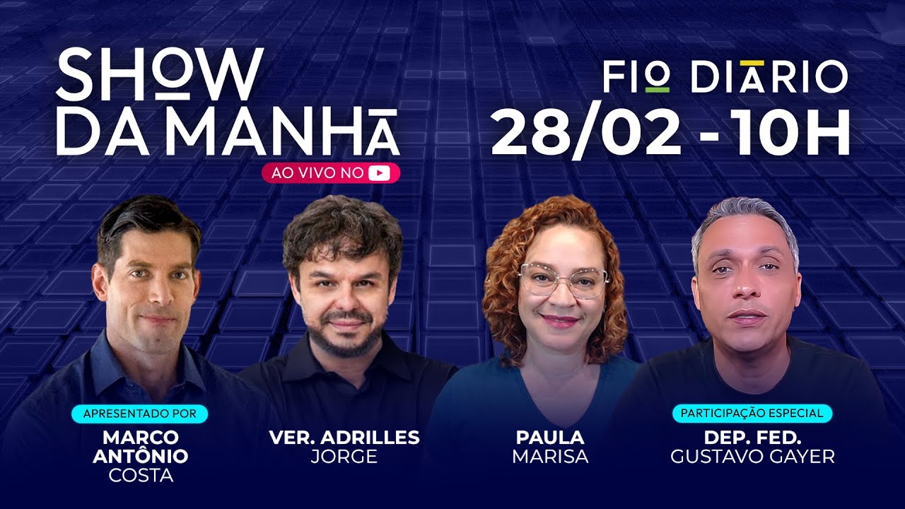 SHOW DA MANHÃ - REGIME QUER DERRUBAR BOLSONARO - 28/02/2025